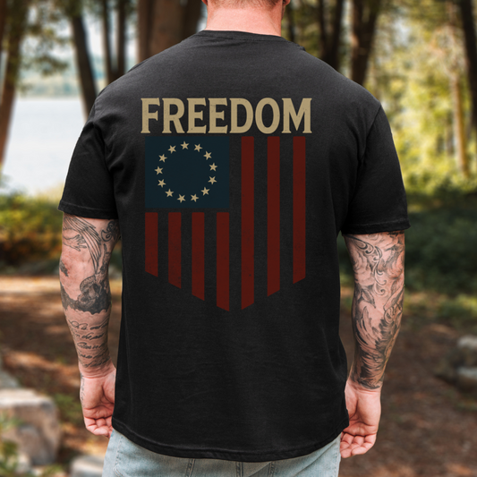 Freedom Vintage American Flag T-Shirt