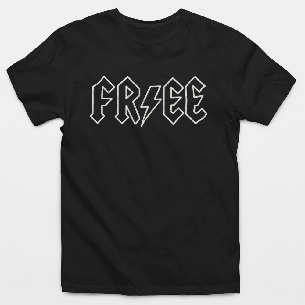 FREE Lightning Bolt Classic Rock T-Shirt