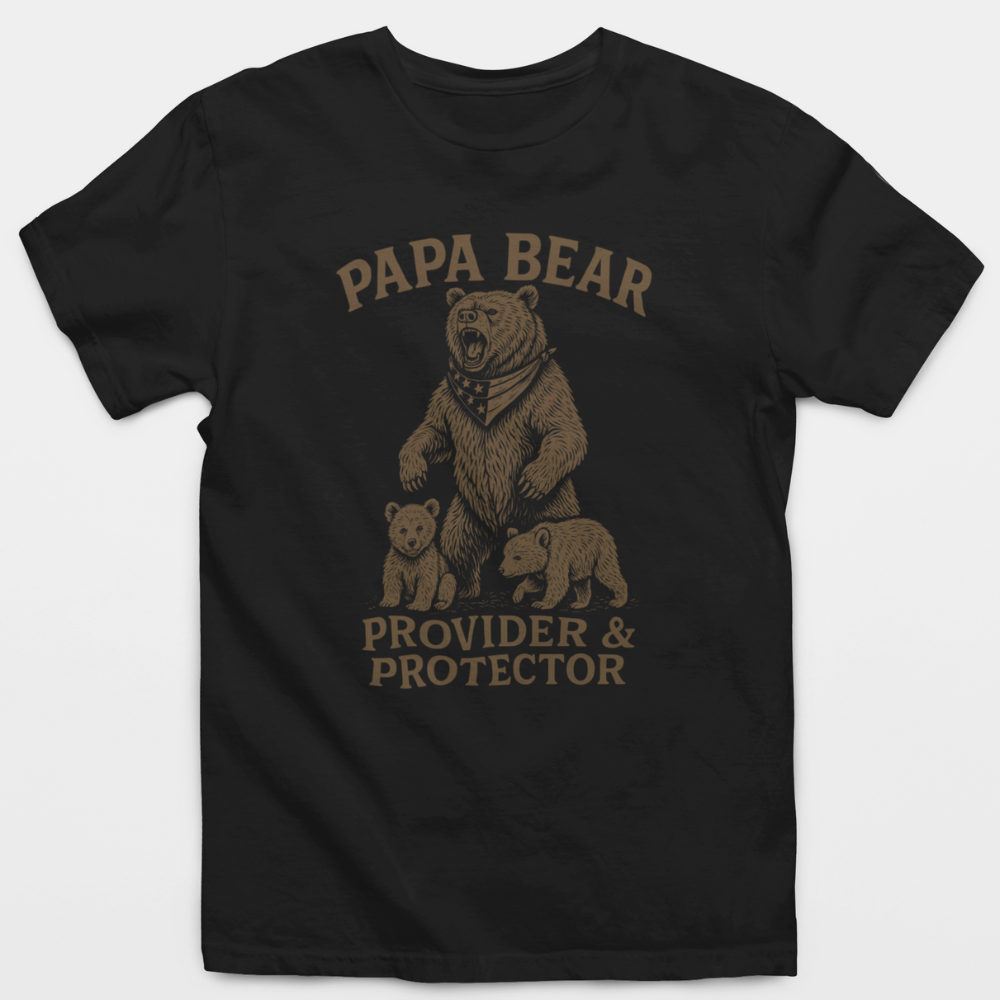 Papa Bear Provider & Protector T-Shirt