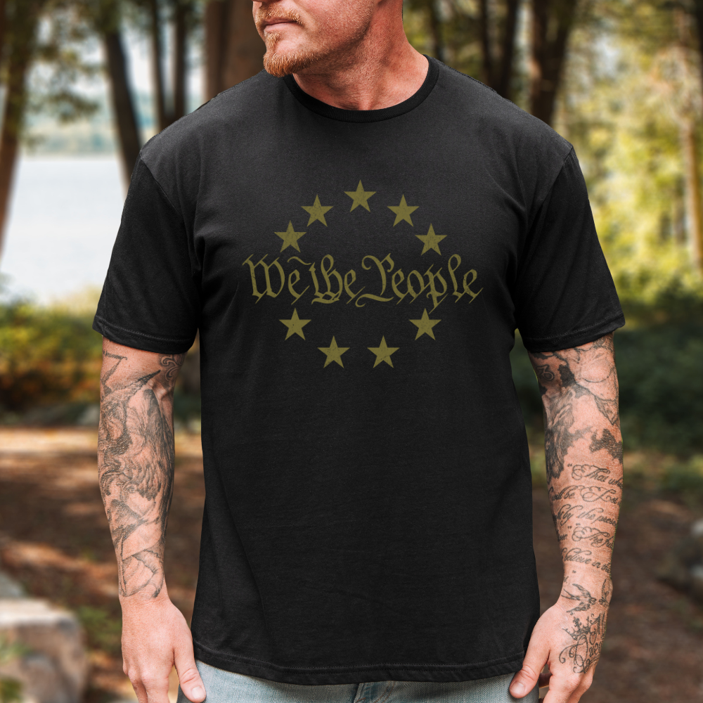 We The People Circle Stars T-Shirt