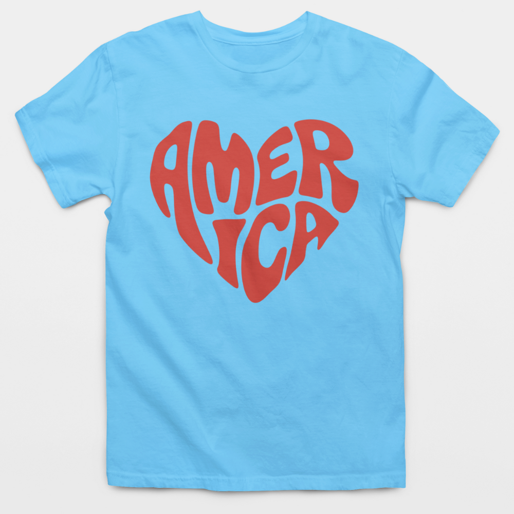 America Heart T-Shirt
