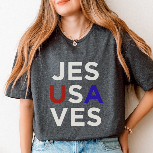 Jesus Saves USA T-Shirt