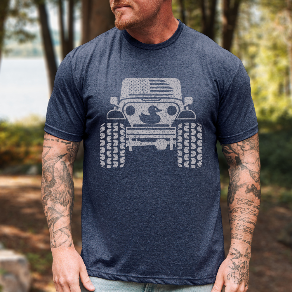 American Flag Off Roading T-Shirt