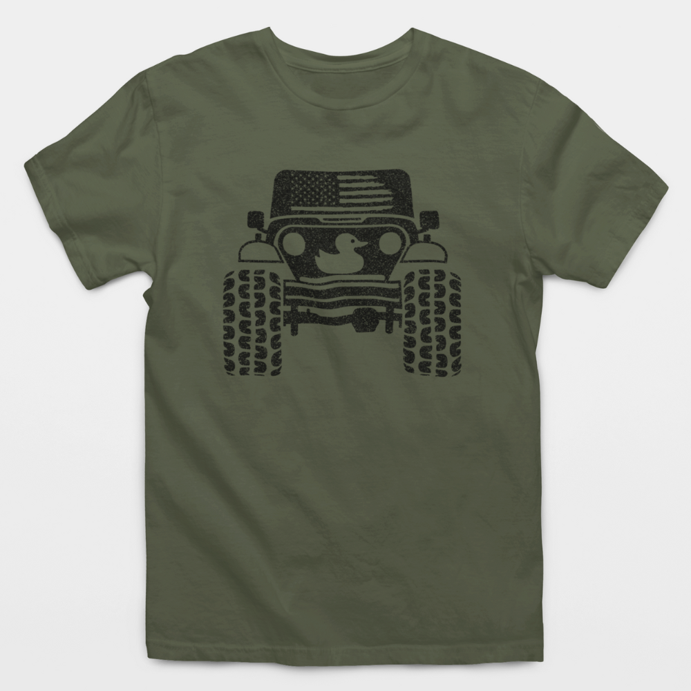 American Flag Off Roading T-Shirt