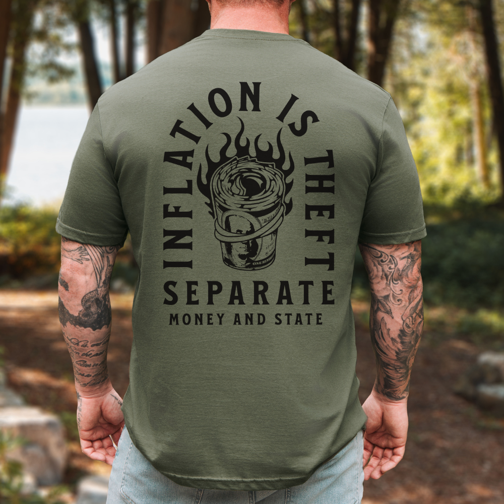 Stop The Steal - Inflation Is Theft T-Shirt