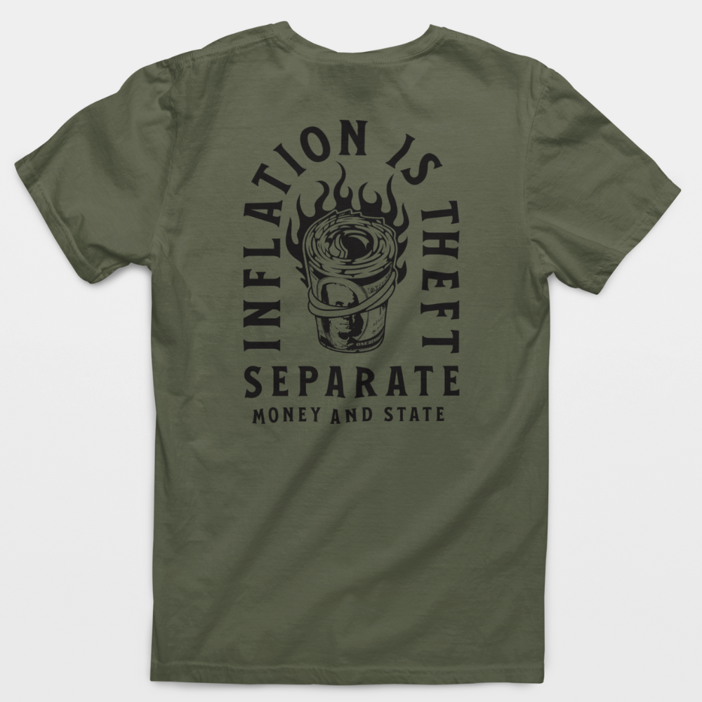 Stop The Steal - Inflation Is Theft T-Shirt