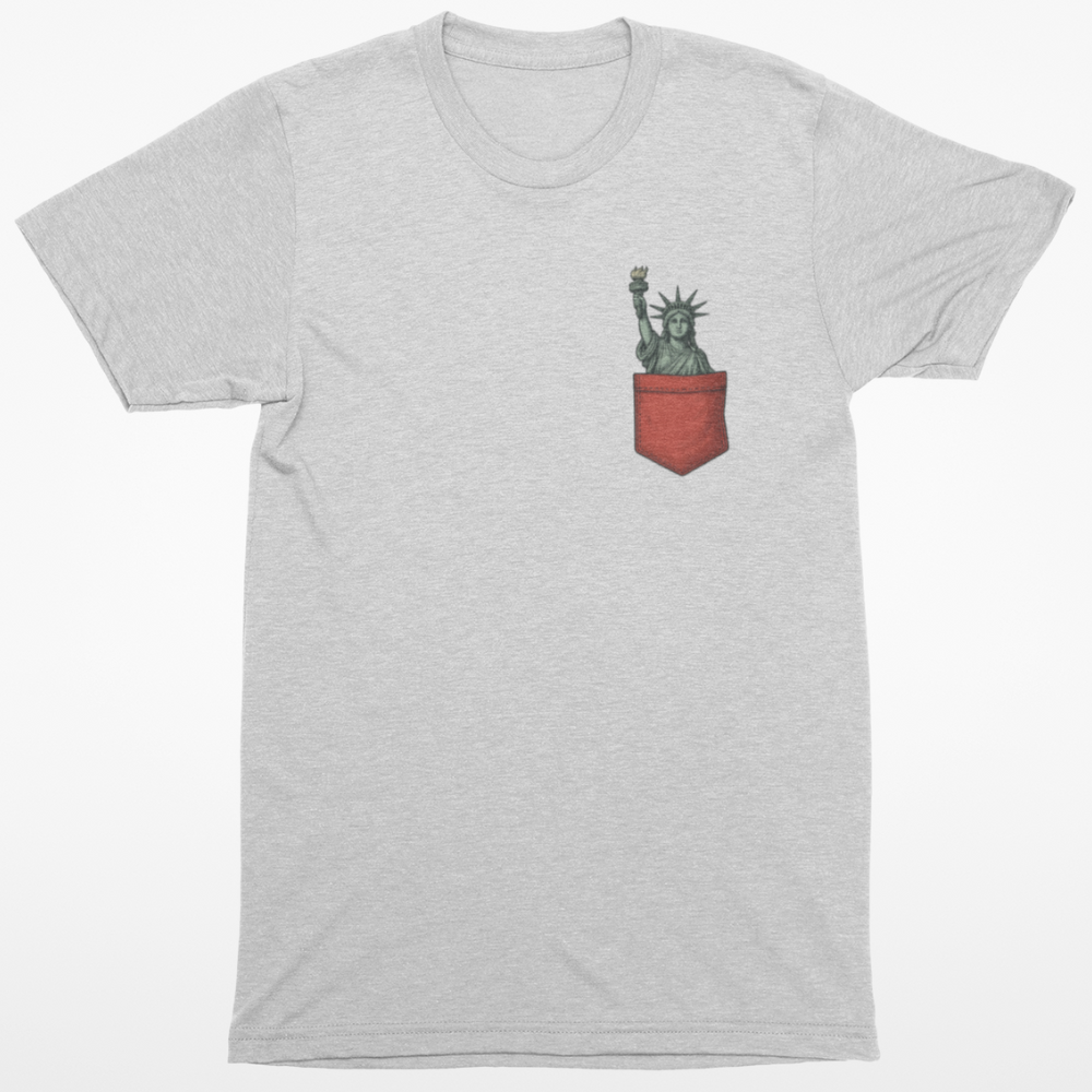 Statue Of Liberty Pocket T-Shirt