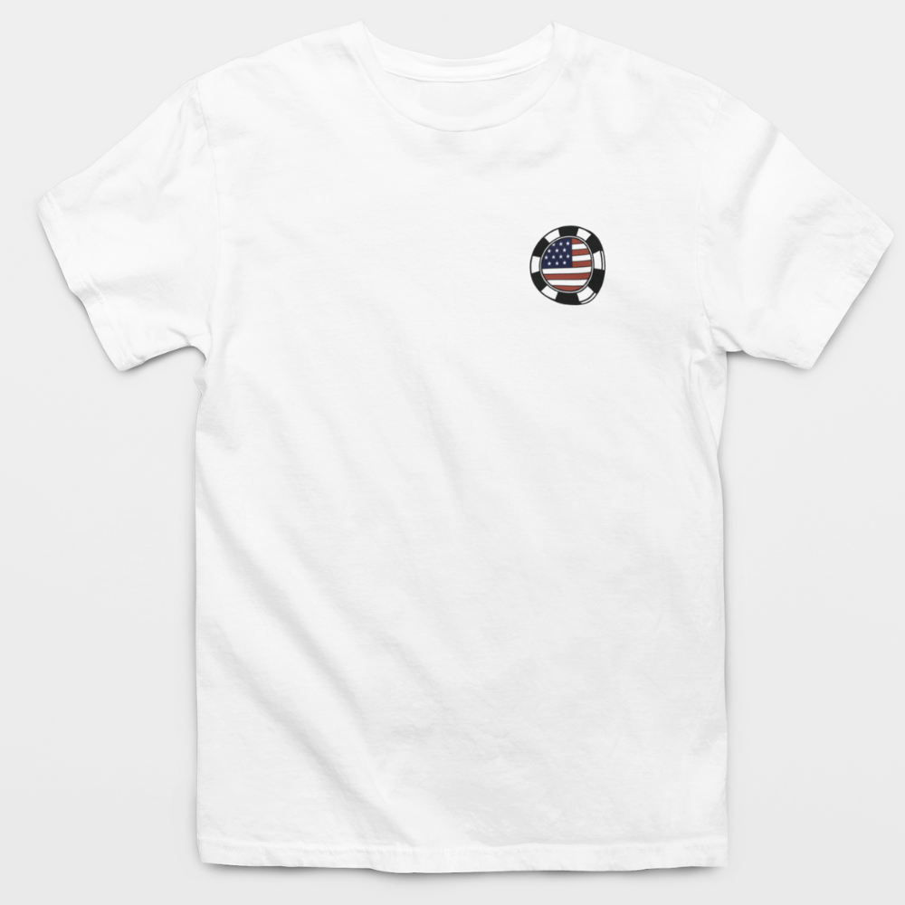 Never Bet Against American Poker Hand T-Shirt