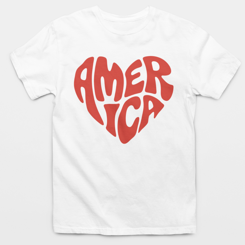 America Heart T-Shirt
