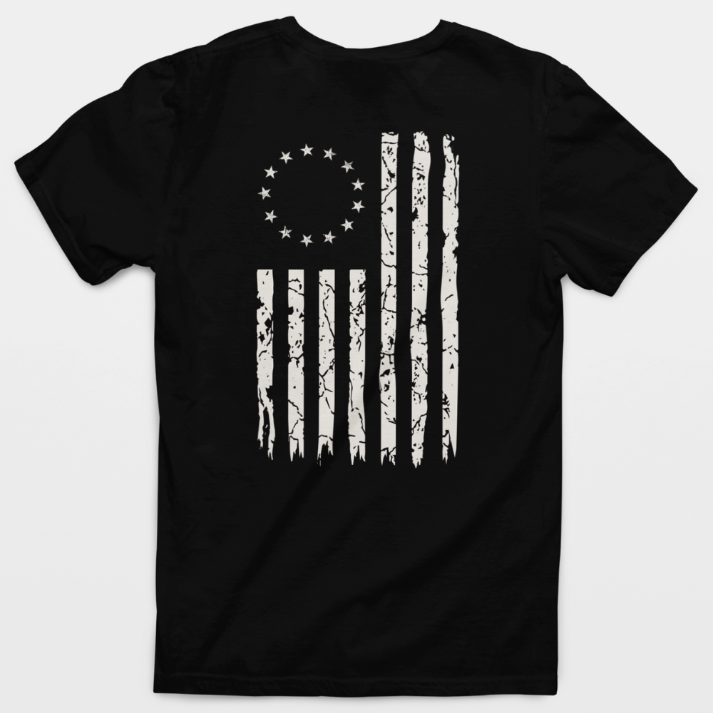 1776 Betsy Ross American Flag T-Shirt