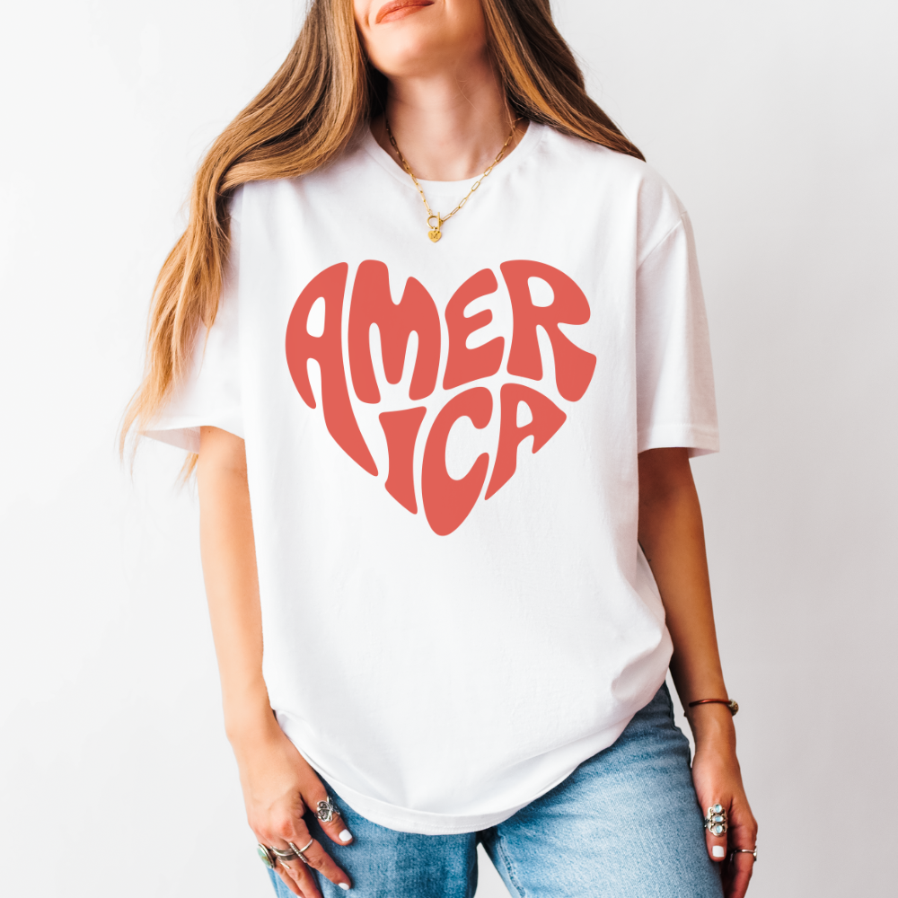 America Heart T-Shirt