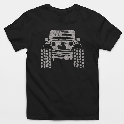 American Flag Off Roading T-Shirt