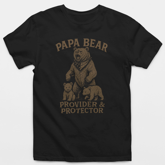 Papa Bear Provider & Protector T-Shirt