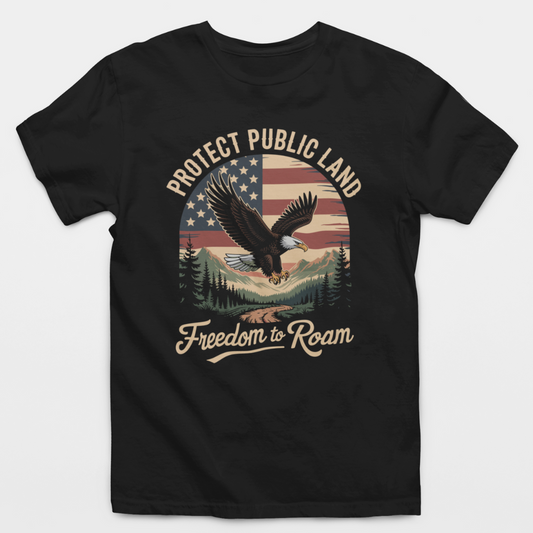 Protect Public Land Bald Eagle T-Shirt
