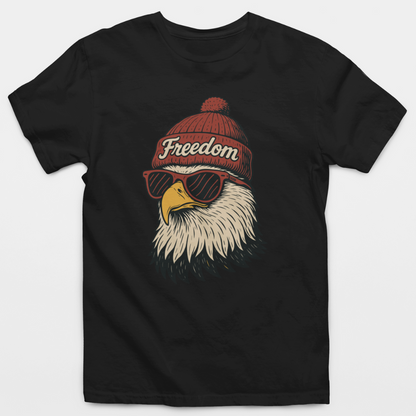 Bald Eagle Freedom Beanie T-Shirt
