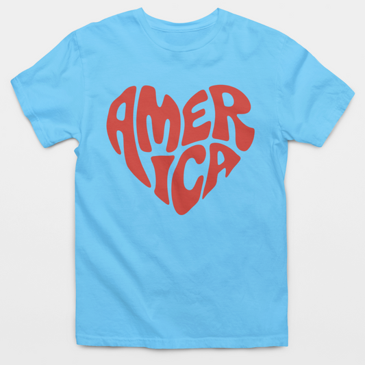 America Heart T-Shirt