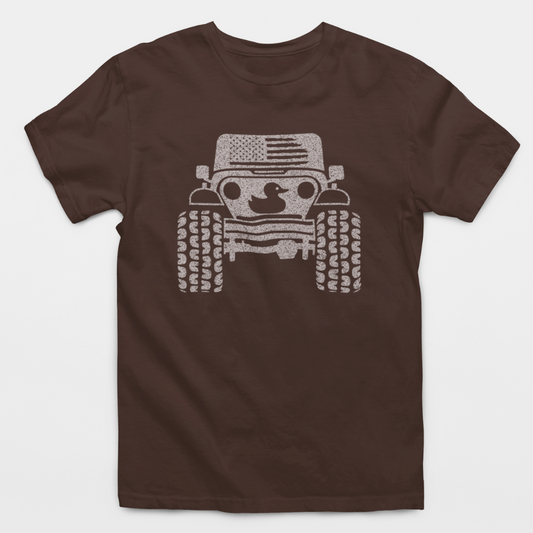 American Flag Off Roading T-Shirt