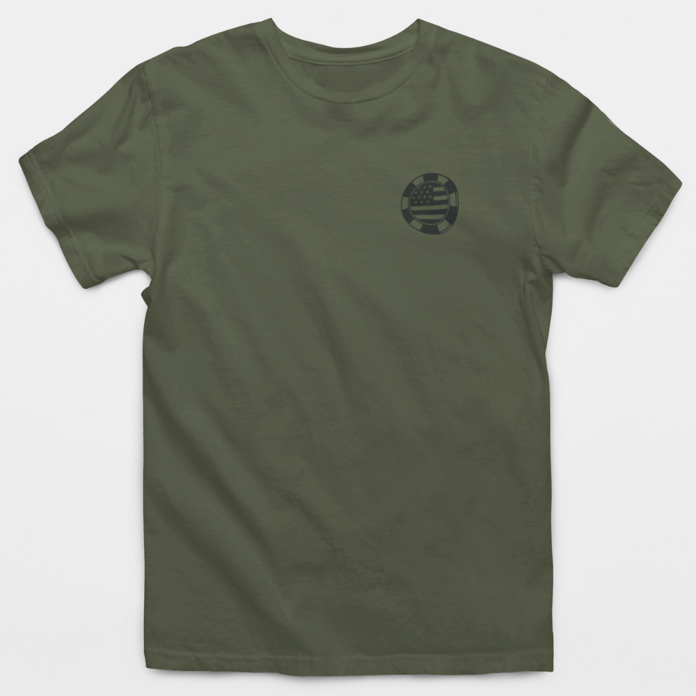 Never Bet Against American Poker Hand T-Shirt