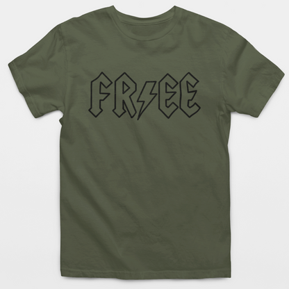 FREE Lightning Bolt Classic Rock T-Shirt
