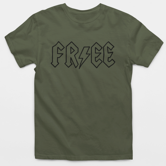 FREE Lightning Bolt Classic Rock T-Shirt