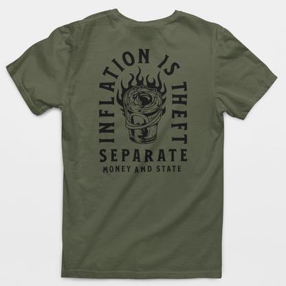 Stop The Steal - Inflation Is Theft T-Shirt