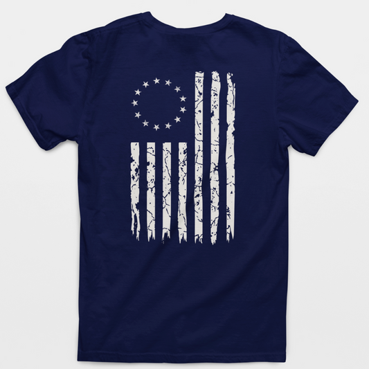 1776 Betsy Ross American Flag T-Shirt