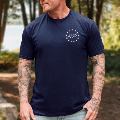 1776 Betsy Ross American Flag T-Shirt