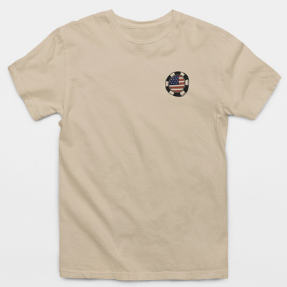 Never Bet Against American Poker Hand T-Shirt