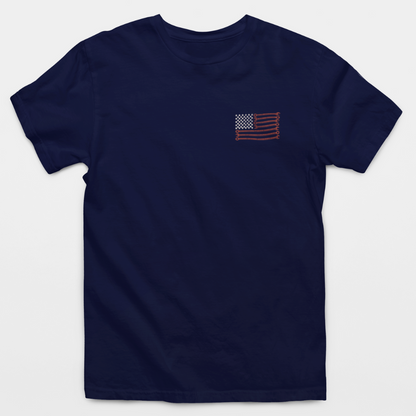 Freedom Some Assembly Required Wrench Flag T-Shirt
