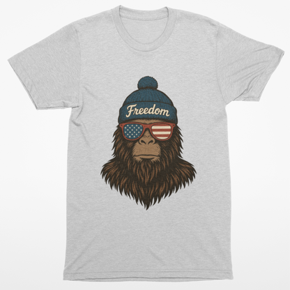 Bigfoot Freedom Beanie T-Shirt
