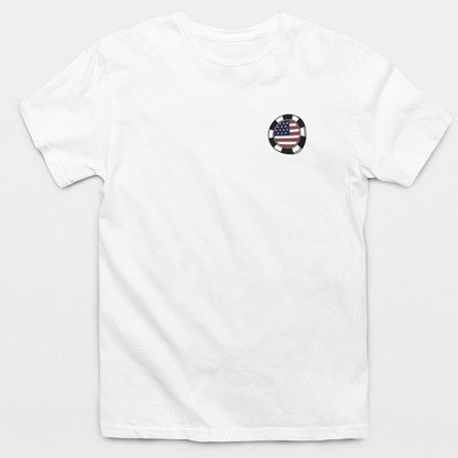 Never Bet Against American Poker Hand T-Shirt