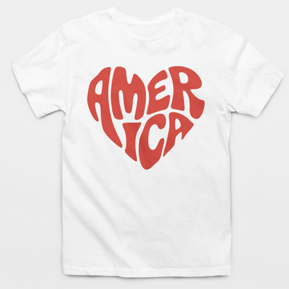 America Heart T-Shirt